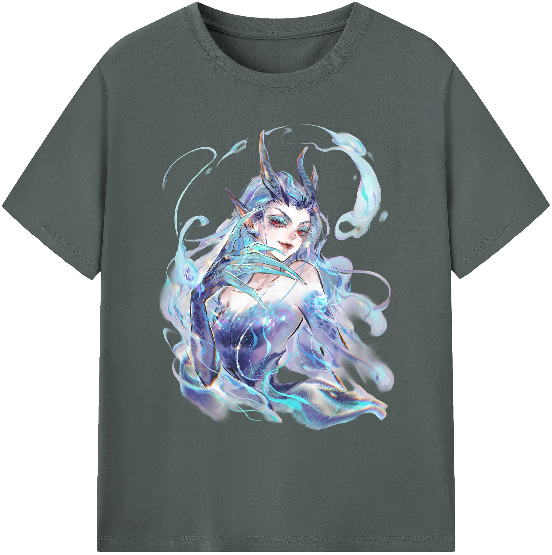 （画像用） Ne Zha 2 ナタ 魔童の大暴れ 綿100％ メンズ半袖Tシャツ｜肌触りやわらか＆通気性